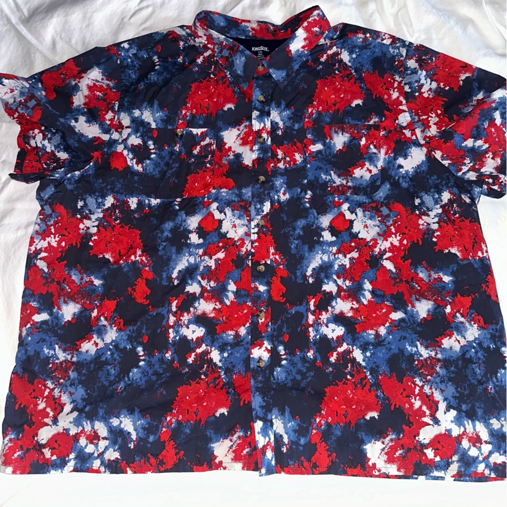 Big & Tall King Size Brand Men’s Casual Shirt